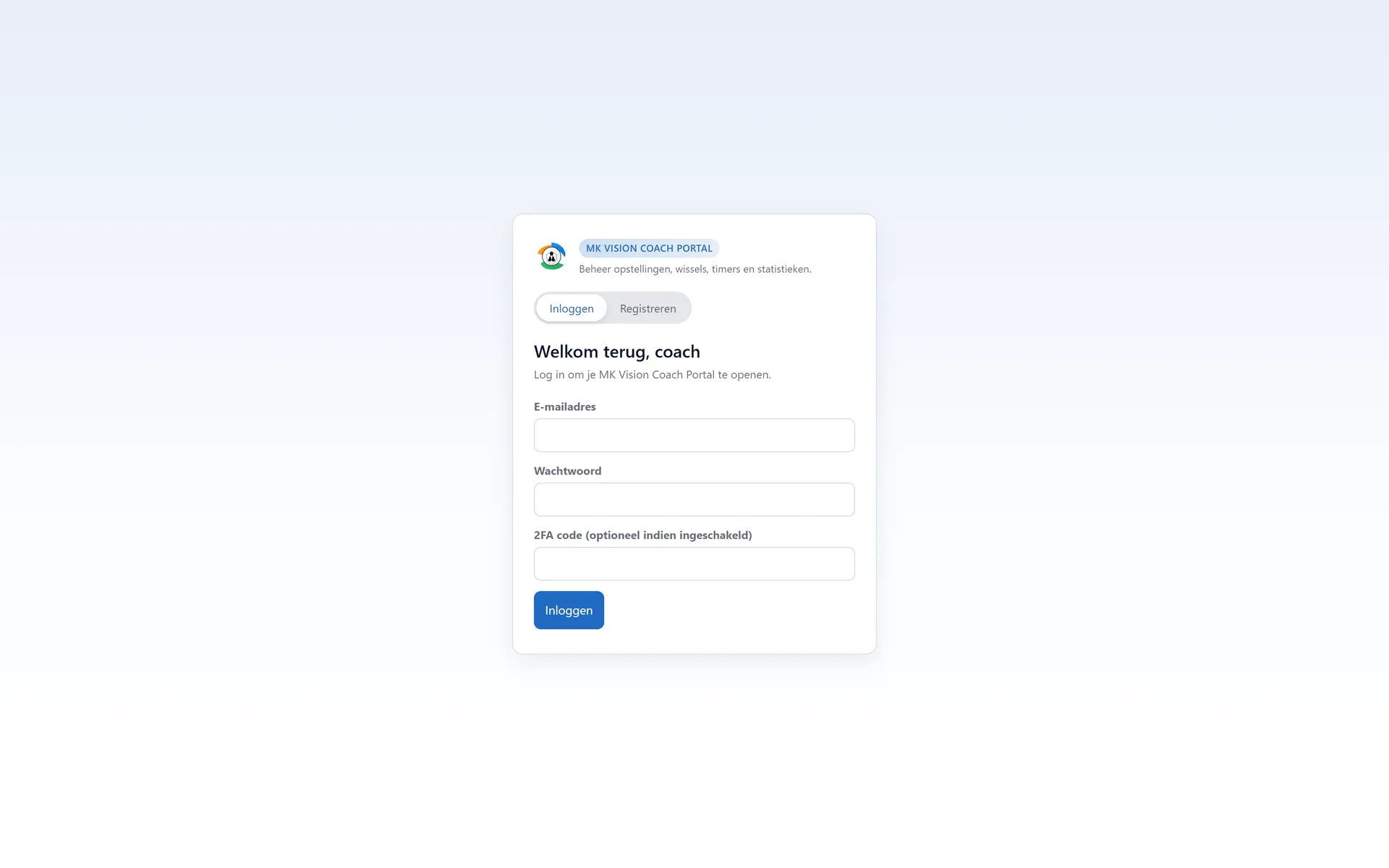 MK Vision Coach Portal projectbeeld 1