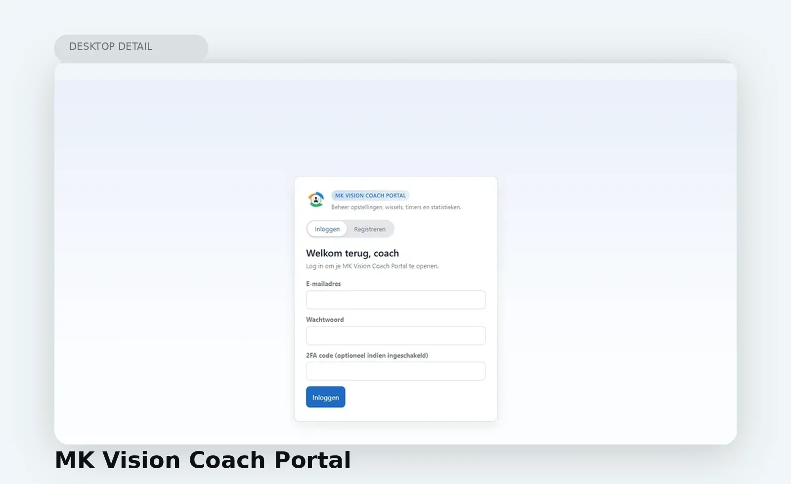 MK Vision Coach Portal beeld 2