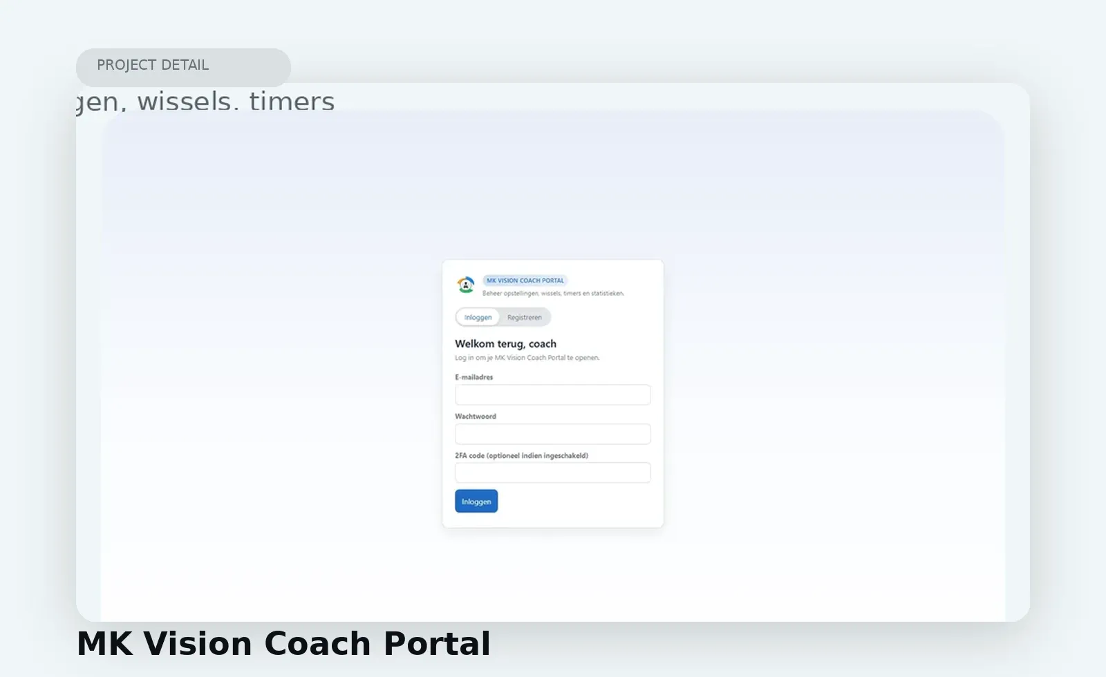 MK Vision Coach Portal beeld 3