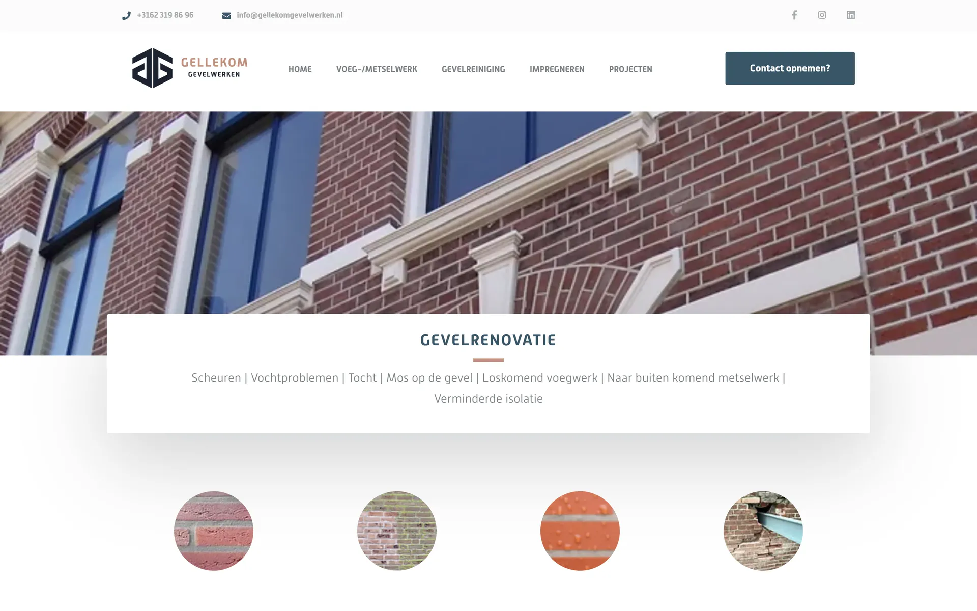 Gellekom Gevelwerken projectbeeld 1