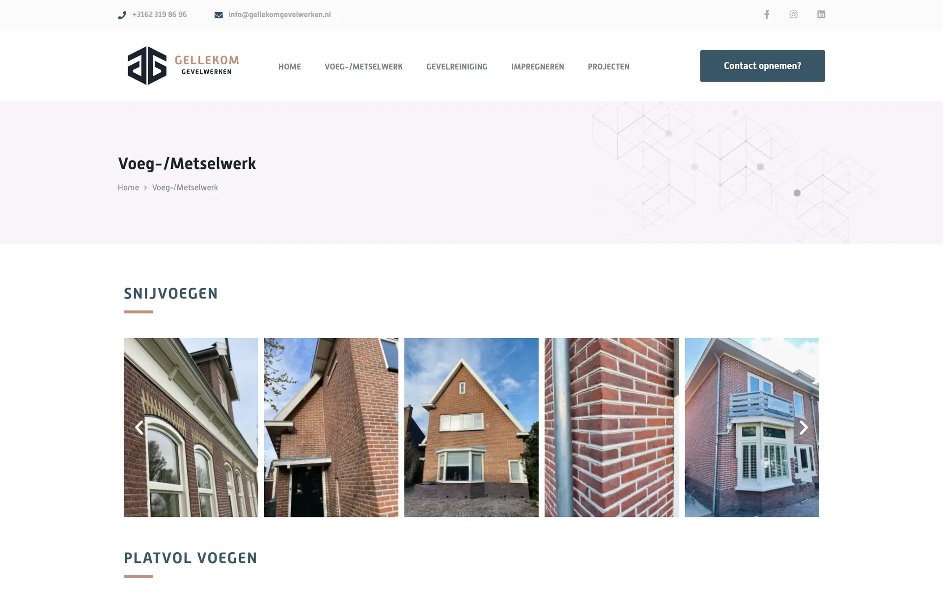 Gellekom Gevelwerken projectbeeld 2