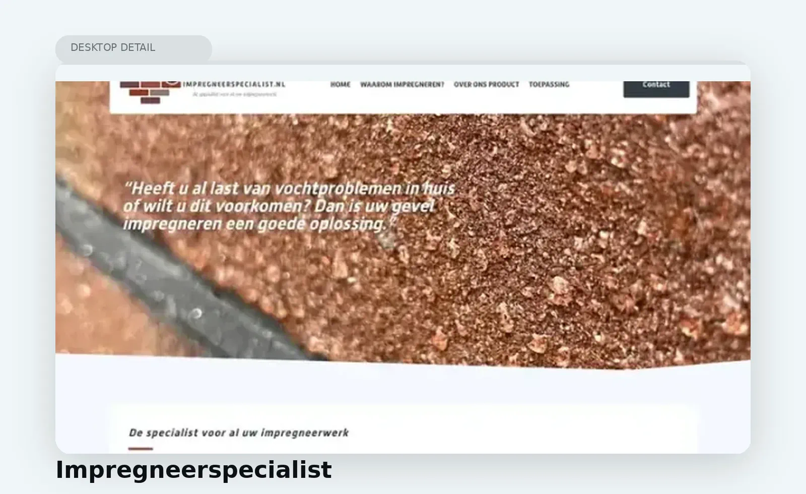 Impregneerspecialist beeld 1