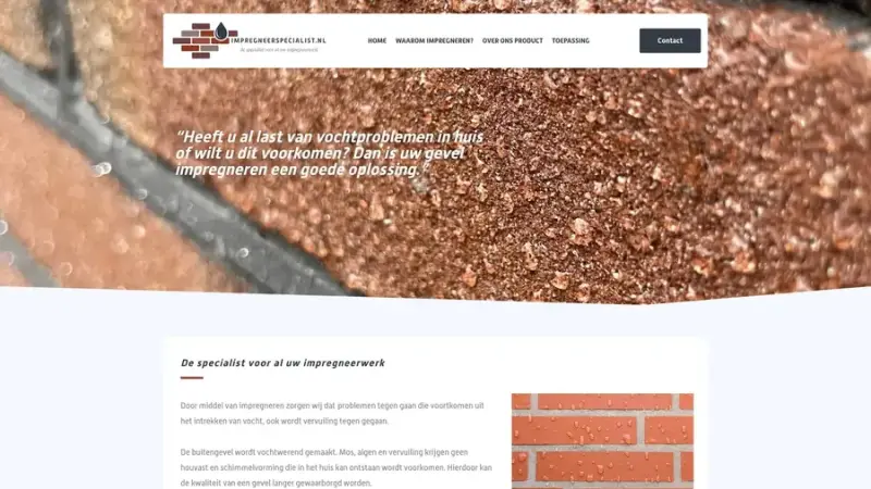 Impregneerspecialist — project van MK Vision